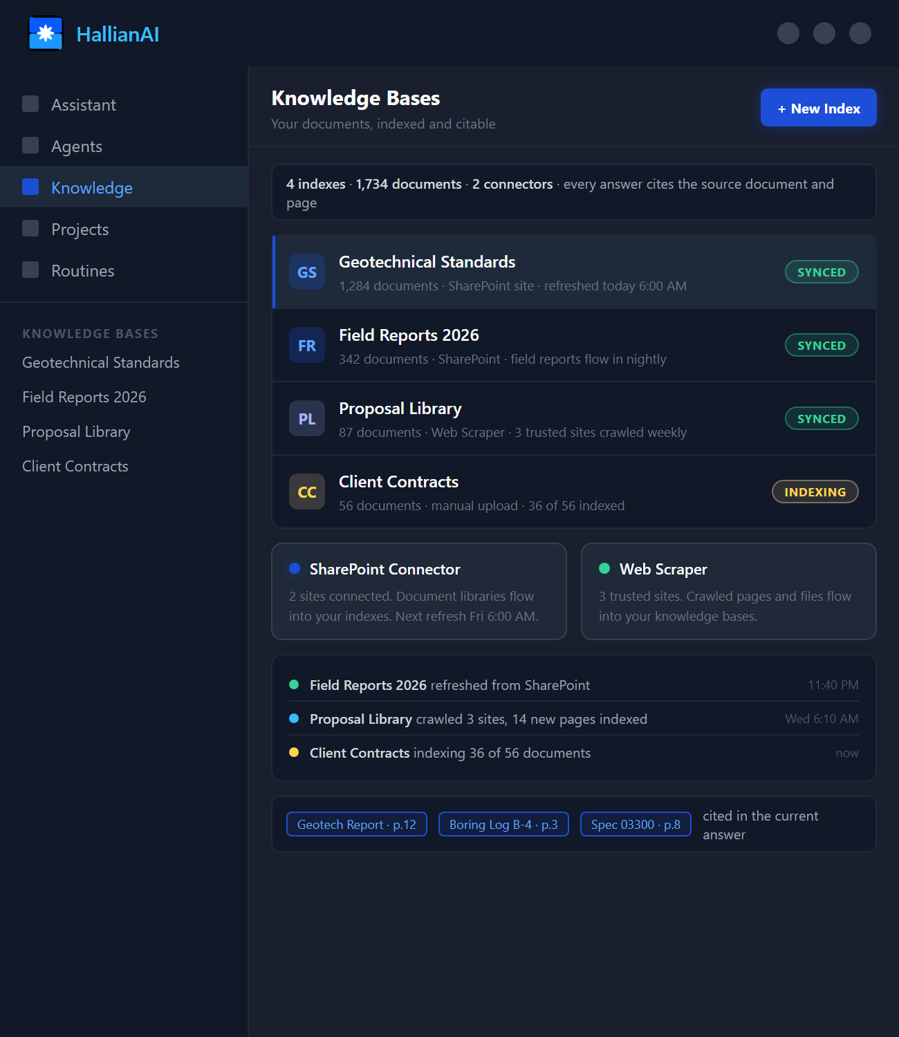One AI engine, all of your data, fully connected