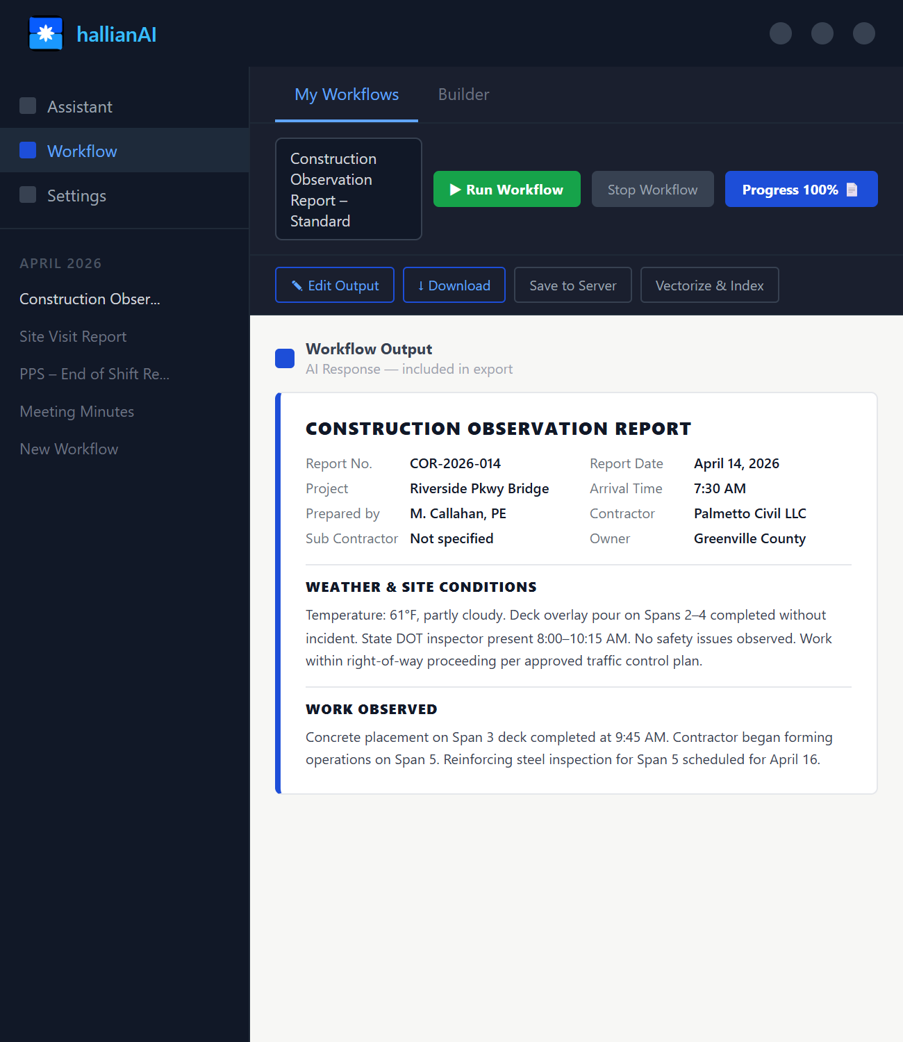 No limit on the amount of custom AI Workflows you can build