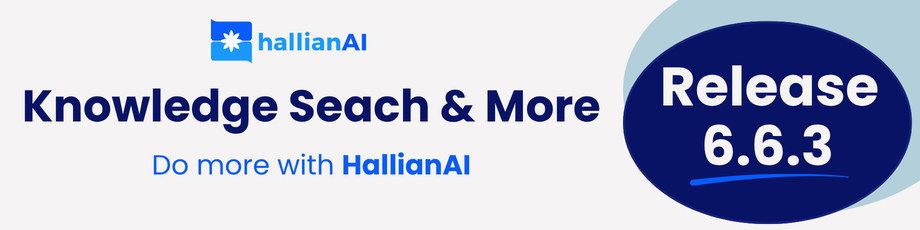 What's New in HallianAI 6.6.3: Knowledge Search, Routines, and More