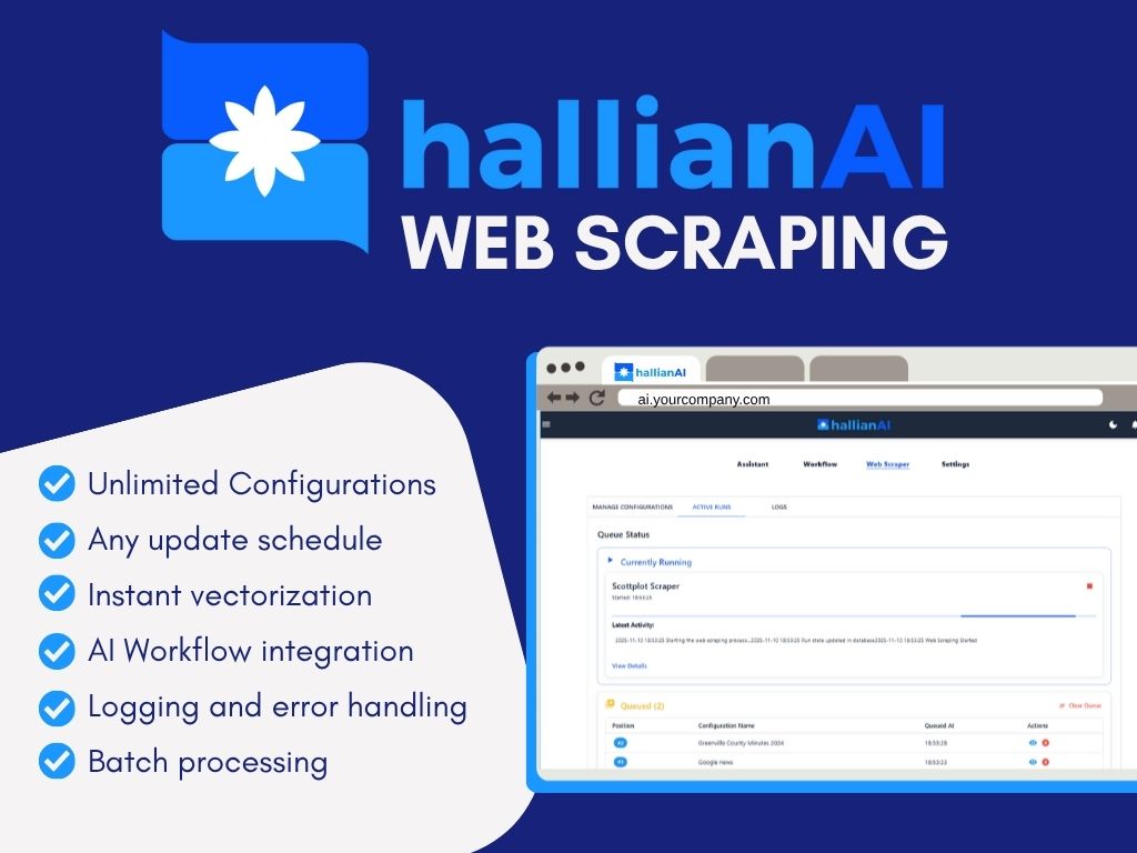 How HallianAI Transforms Web Scraping for A/E Firms